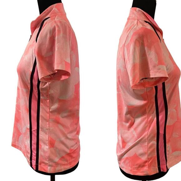 Tail White Label 1/4 Zipper Pink  Peep Shoulder Top Size‎ Small - Picture 3 of 11